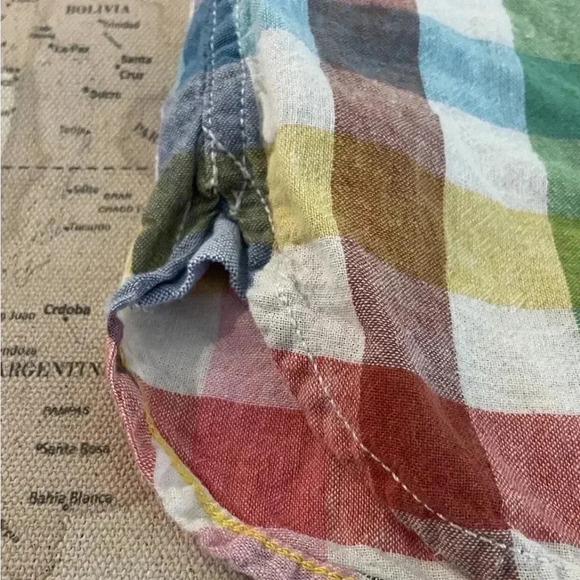 Mini Boden Checkered Short Sleeve
Button Down Size 5 - Picture 2 of 4